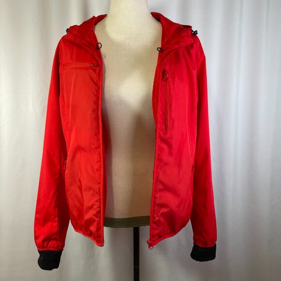 BAUBAX EUC Hooded Red Water
Repellent Travel Jacket. All Seasons. Size M. - Picture 6 of 16